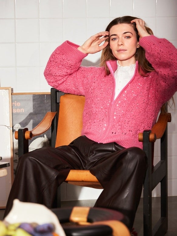 日本語文章パターン付キット Fleur Cardigan from 2403 DIY | K2