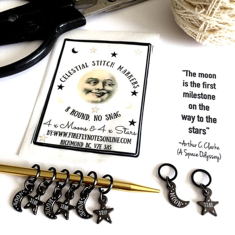 [FireflyNotes] Stitch Marker Moons & Stars