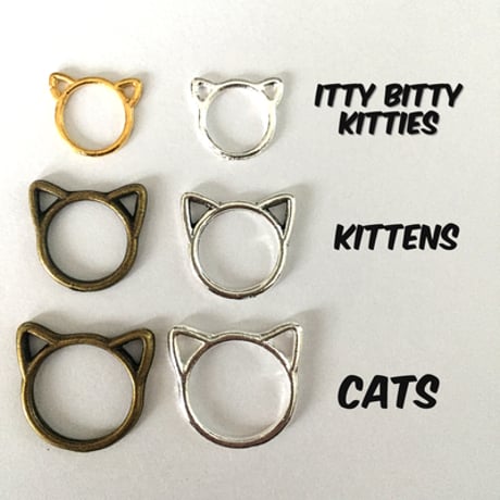 [FireflyNotes] Stitch Marker  - itty bitty kitties