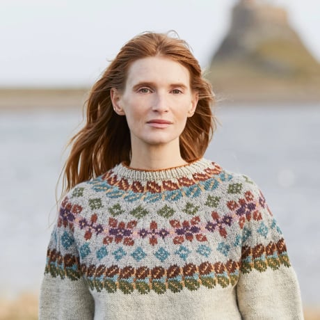 条件付翻訳編図キット Seahouses Sweater from Aran