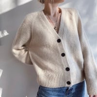 日本語文章パターン付キット Champagne Cardigan