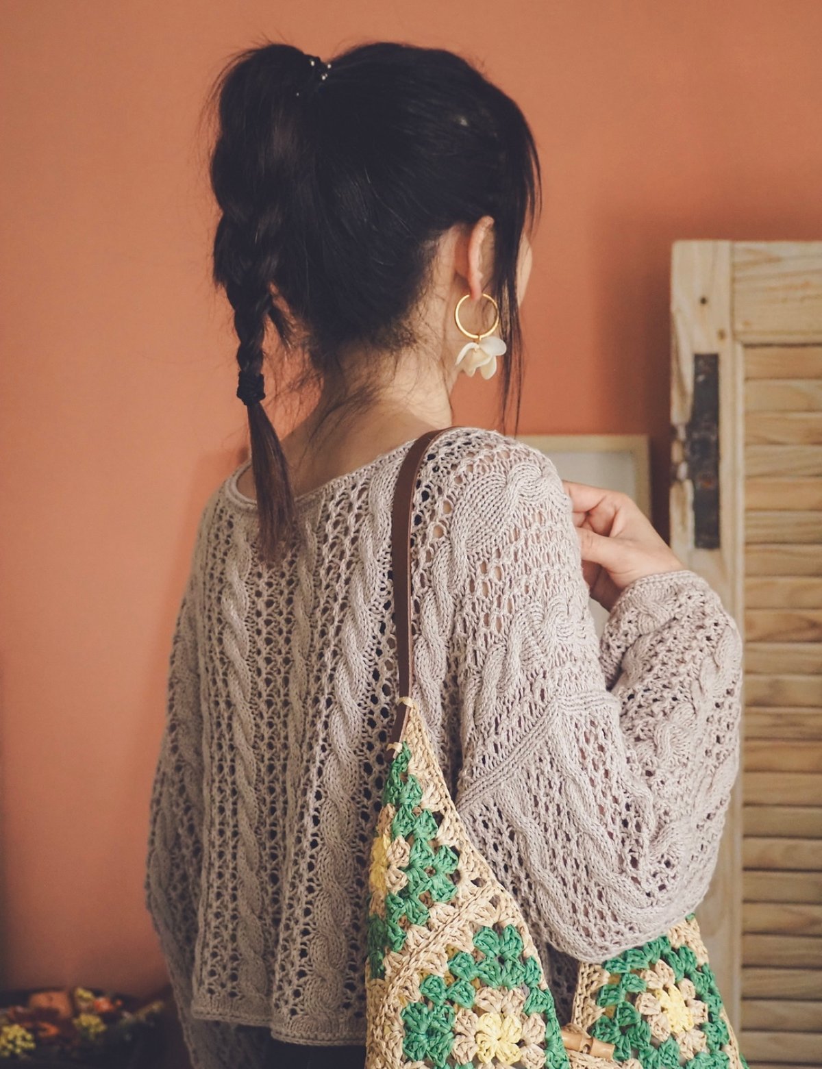 日本語文章パターン付キット Kylie Pullover 長袖 | K2tog Yarn an