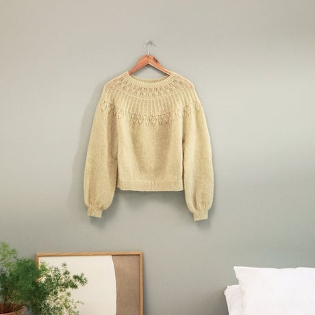 翻訳編図付キット Jules Sweater from 2202 MYKT TIL DAME