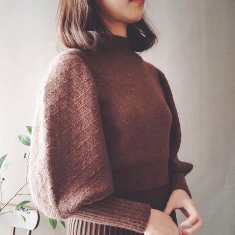日本語文章パターン付キット Nora Sweater