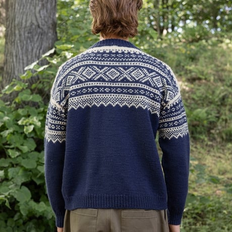 日本語文章パターン付キット Marius Sweater for Men from 2410 Norske Ikoner