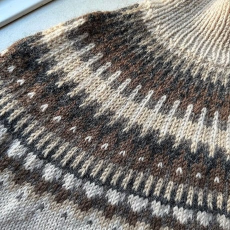 日本語文章パターン付キット Celeste Sweater