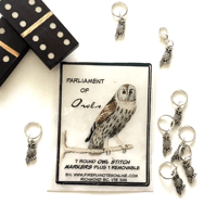[FireflyNotes] Stitch Marker  Pack Owl