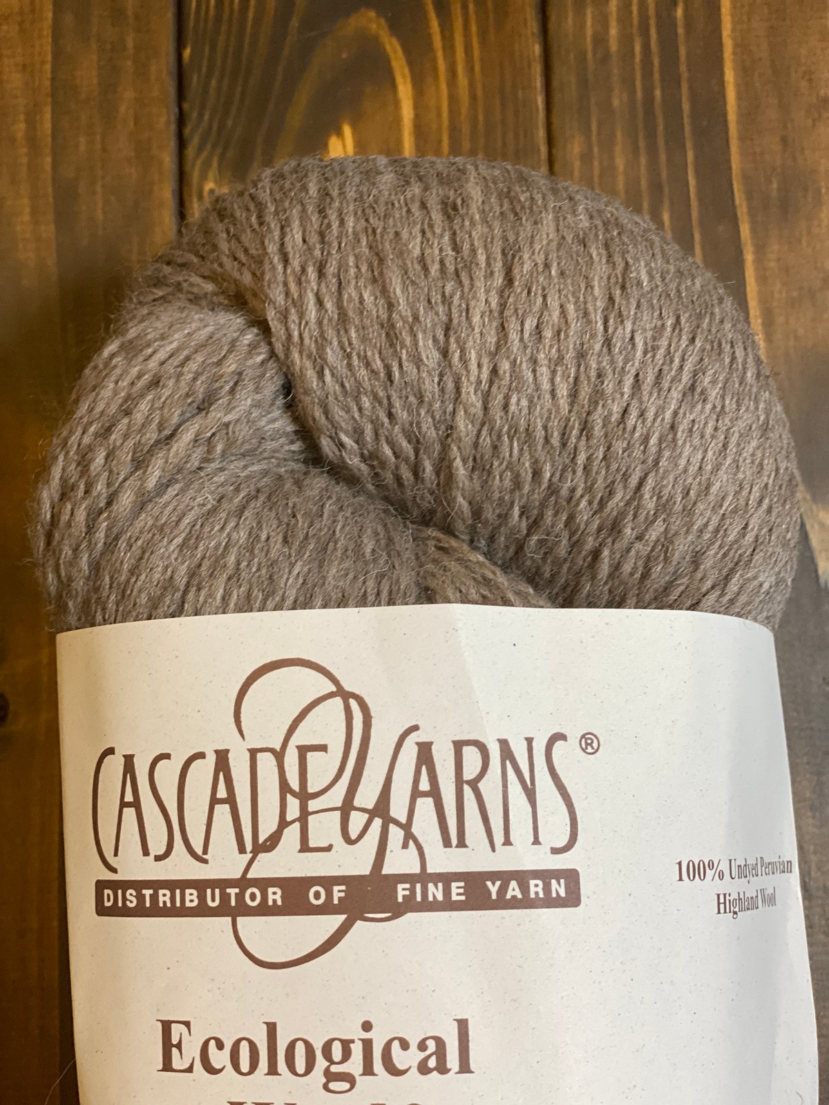 Cascade] Ecological Wool - 8085(Mocha) | K2tog