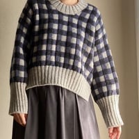 [K2tog] Gingham Sweater from 2308 DIY Vol.1