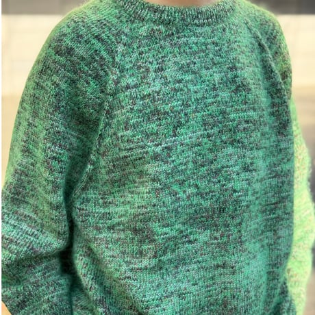 日本語文章パターン付キット Monday Sweater Heritage6 Hand Paints version