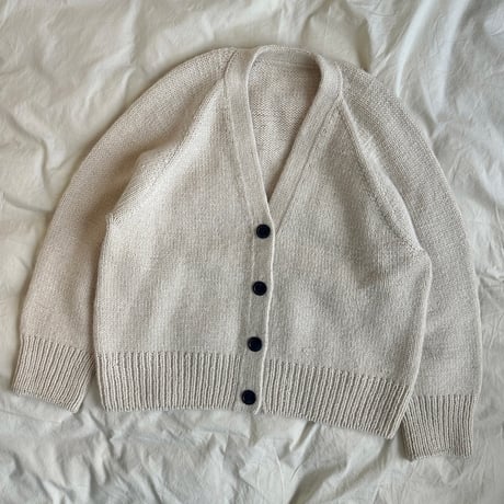 日本語文章パターン付キット Champagne Cardigan