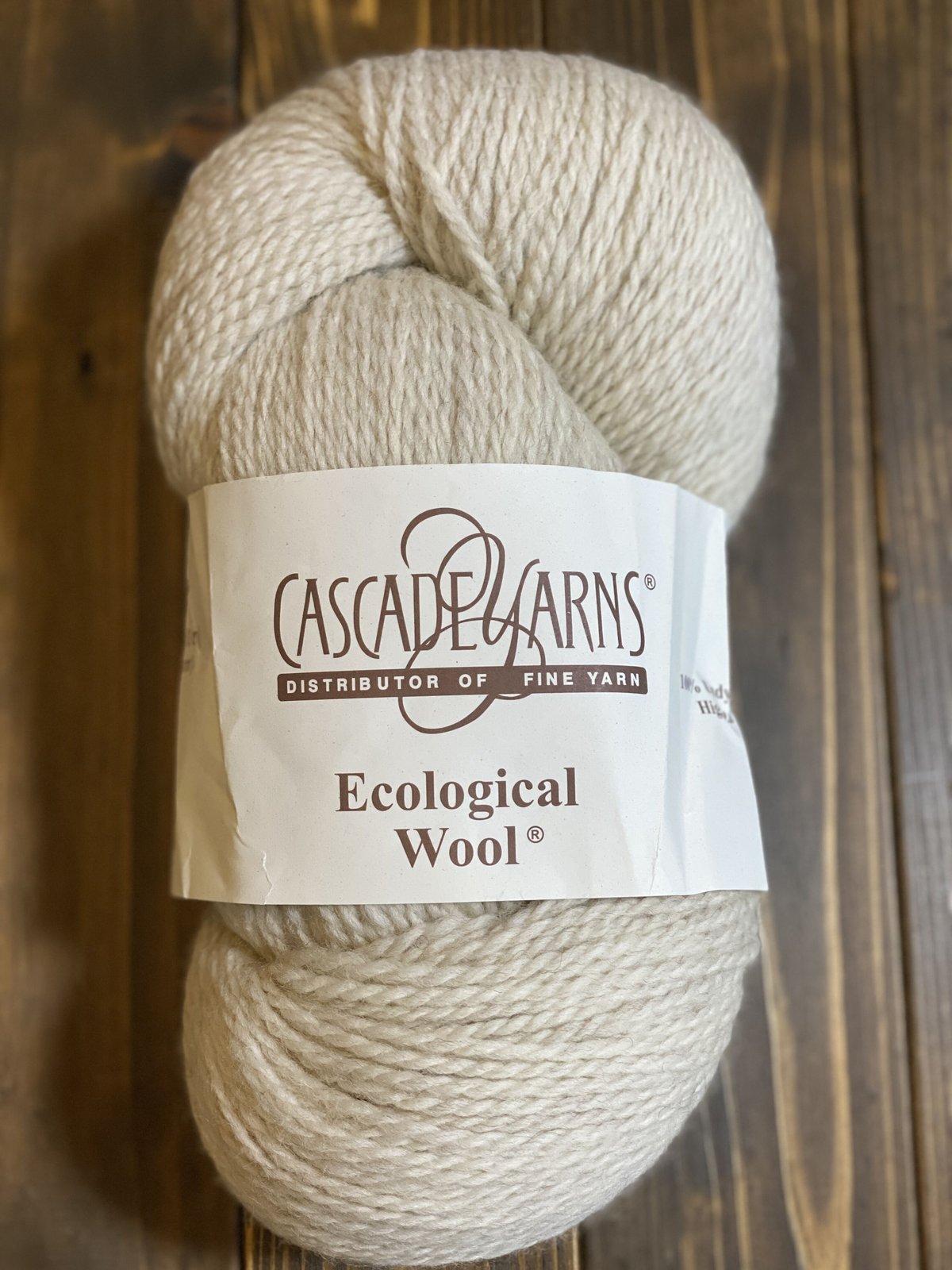 Cascade] Ecological Wool - 8015 (Natural) | K2