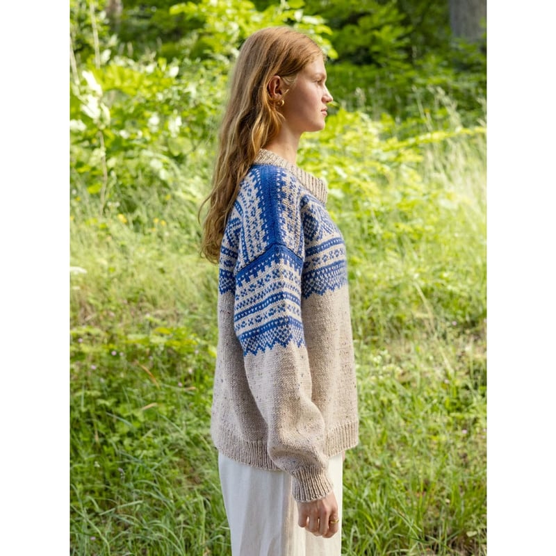 日本語文章パターン付キット Marius Ladies Sweater from 2410 N