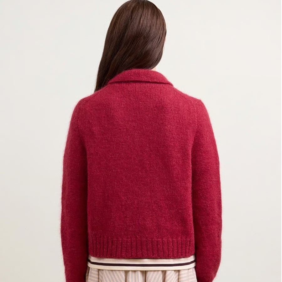 日本語文章パターン付キット Aria Cardigan | K2tog Yarn and Ha