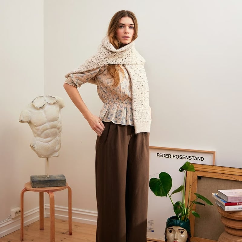 日本語文章パターン付キット Fleur Sweater from 2403 DIY | K2t