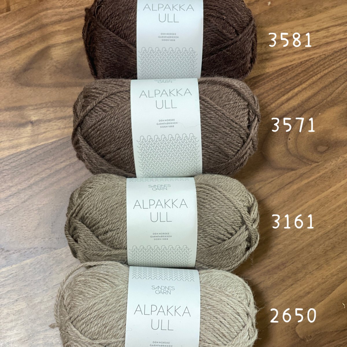 Sandnes] Alpakka Ull - 2650 | K2tog Yarn and H
