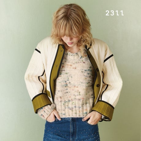 日本語文章パターン付キット Hadley Sweater Poppy Edition from 2313 Poppy