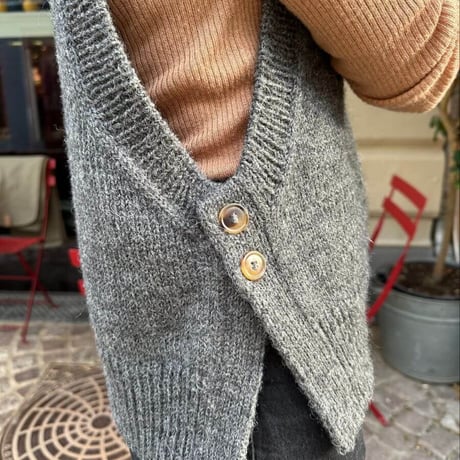 日本語文章パターン付キット Lulu Slipover Tynn Peer Gynt & Tynn Silk Mohair version