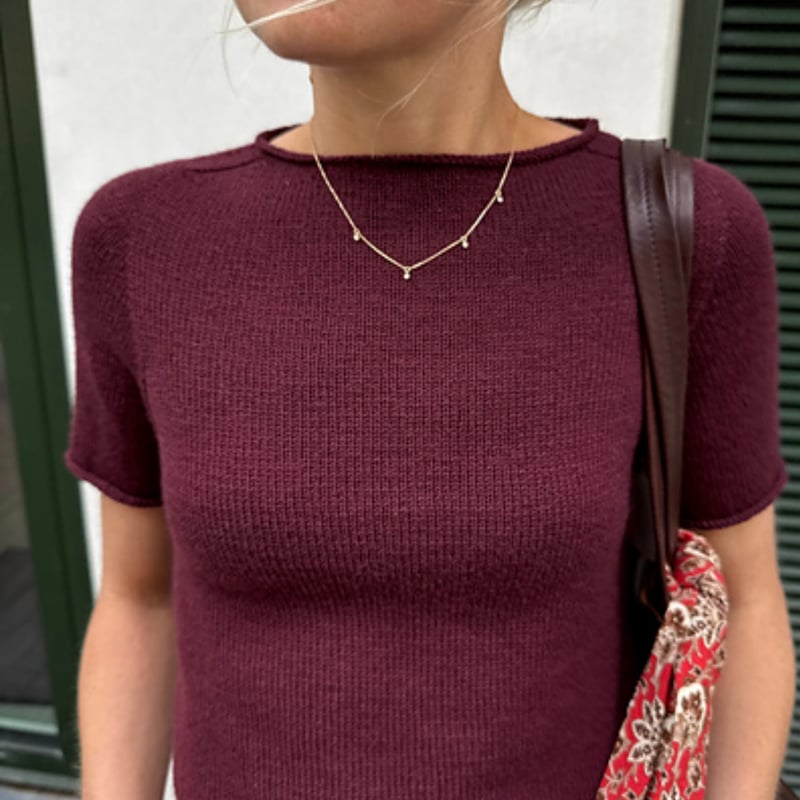 翻訳編図付キット Ivy Tee Tynn Line version | K2tog Yarn