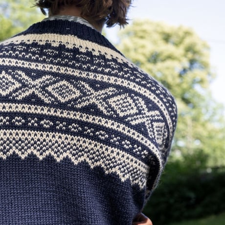 日本語文章パターン付キット Marius Sweater for Men from 2410 Norske Ikoner