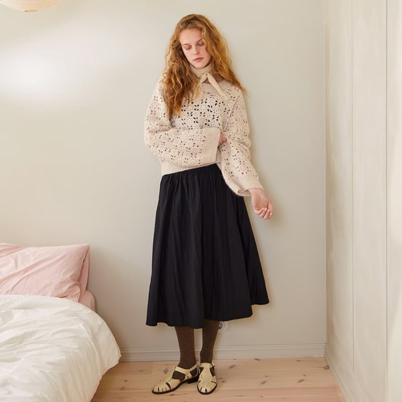 翻訳編図付キット Fleur Sweater from 2403 DIY | K2tog Ya