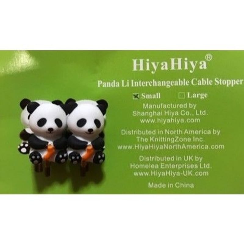 HiyaHiya] Panda Cable Stoppers | K2tog Yarn an