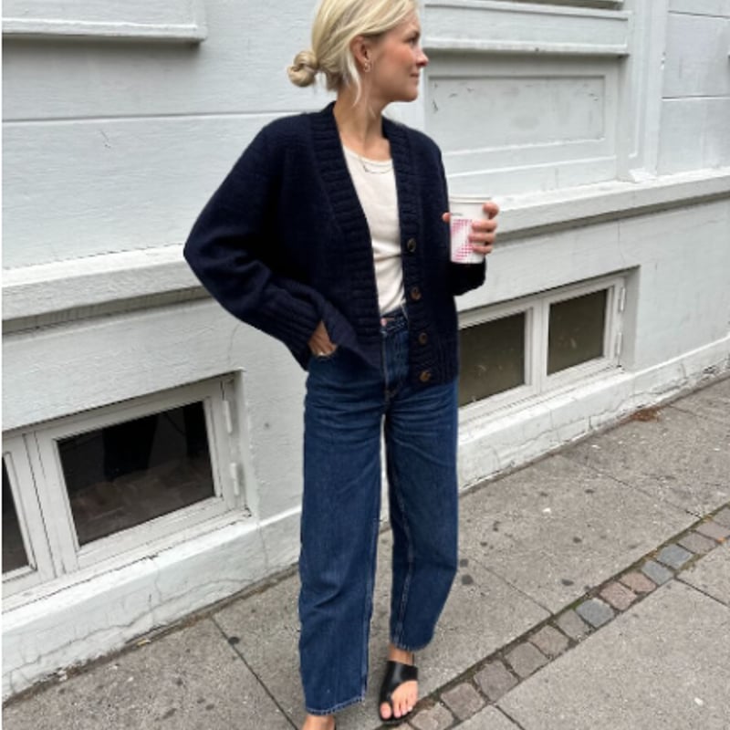 日本語文章パターン付キット Eva Cardigan | K2tog Yarn and Han