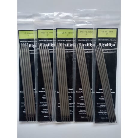 [HiyaHiya] Stainless DPN 5本針 6" (約15cm)