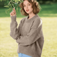 日本語文章パターン付キット Mia Sweater Double Sunday Edition