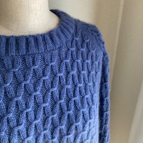 日本語文章パターン付キット Jenny Sweater Cardiff Cashmere Classic version