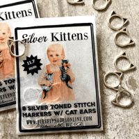 [FireflyNotes] Stitch Marker  - 11.7mm Kittens