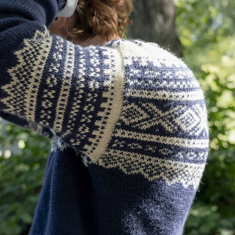 日本語文章パターン付キット Marius Sweater for Men from 2410 Norske Ikoner