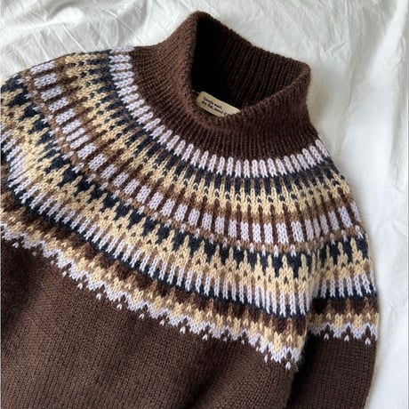 日本語文章パターン付キット Celeste Sweater