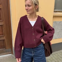 日本語文章パターン付キット Scarlet Cardigan