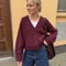 日本語文章パターン付キット Scarlet Cardigan