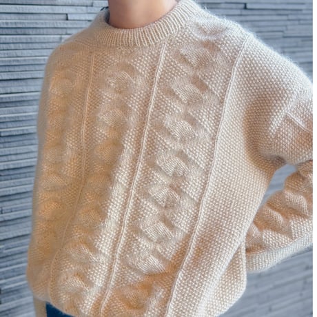 日本語文章パターン付キット Esther Sweater