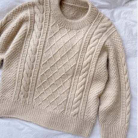 日本語文章パターン付キット Moby Sweater Peer Gynt version