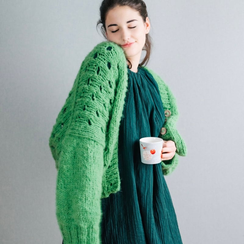 Polka Dot Cardi | K2tog Yarn and Handmade