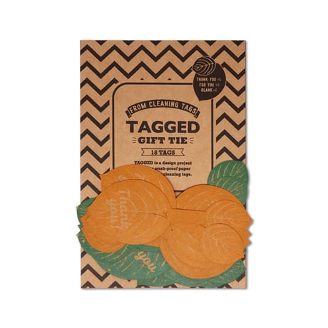 TAGGED GIFT TIE Leaf D