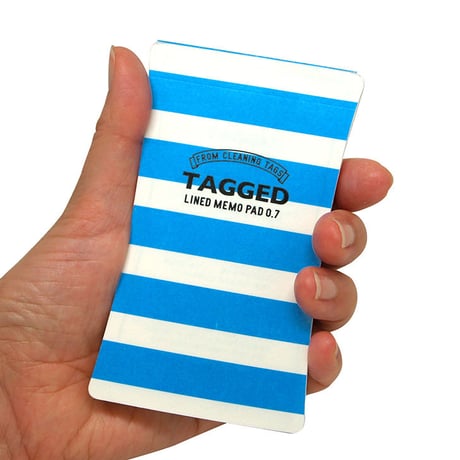 TAGGED MEMO PAD ボーダー01（S）