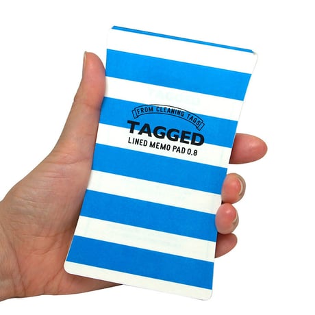 TAGGED MEMO PAD ボーダー01（L）