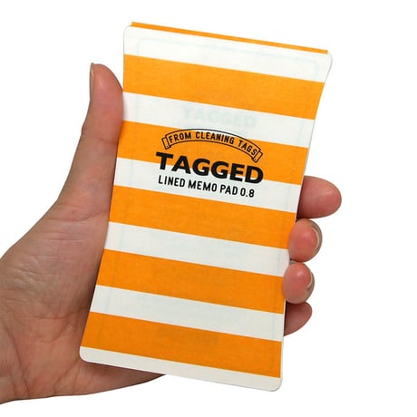 TAGGED MEMO PAD ボーダー03（L）