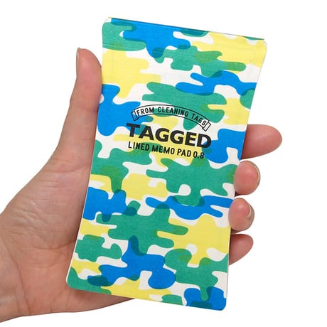 TAGGED MEMO PAD 迷彩04（L）