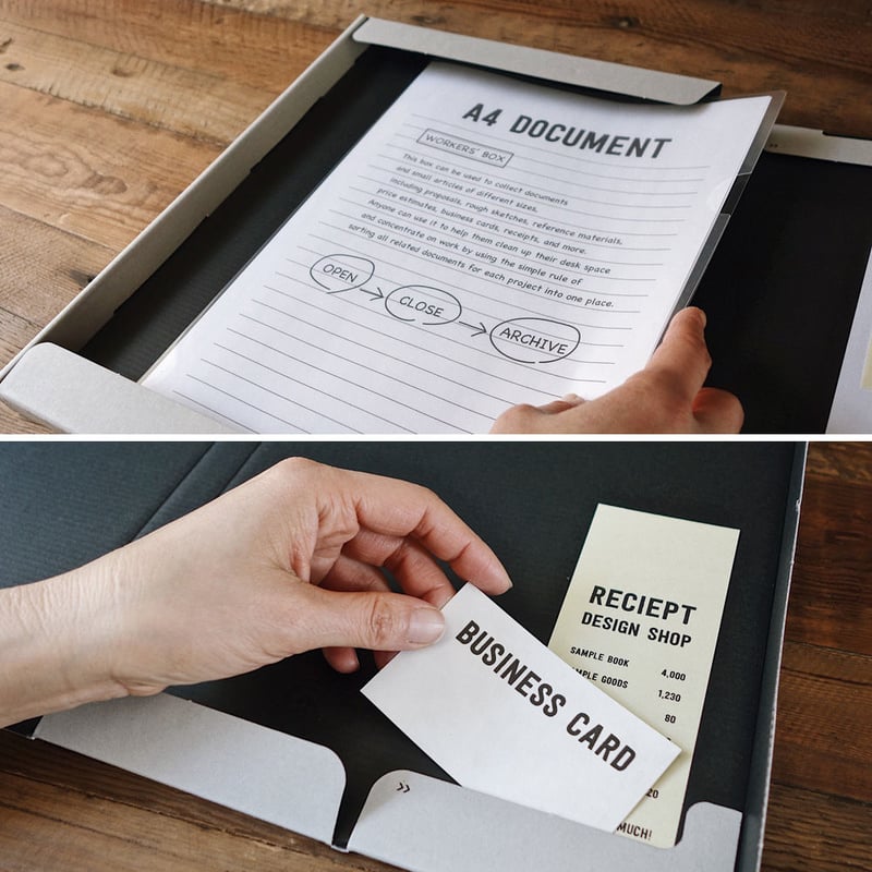 WORKERS' BOX 55冊（自分で組立） | HI MOJIMOJI STORE