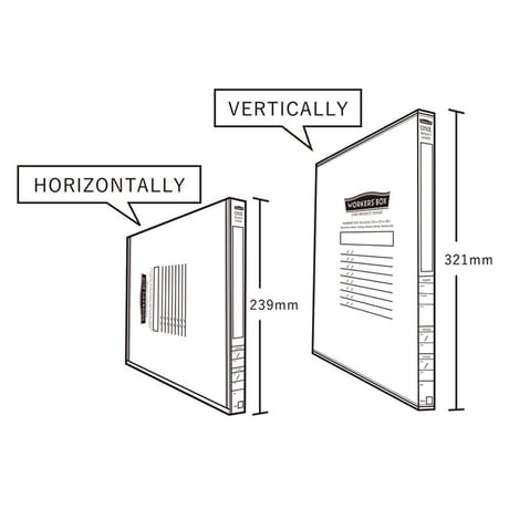 WORKERS' BOX 55冊（自分で組立）