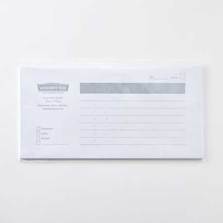 WORKERS'BOX ENVELOPE 5枚セット