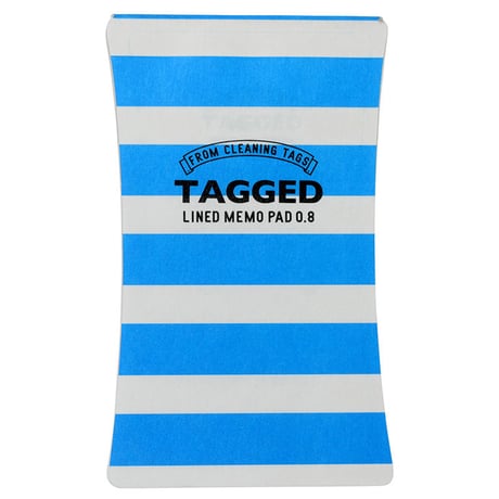 TAGGED MEMO PAD ボーダー01（L）