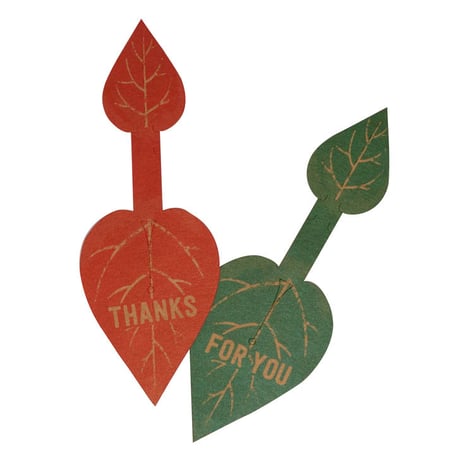 TAGGED GIFT TIE Leaf B