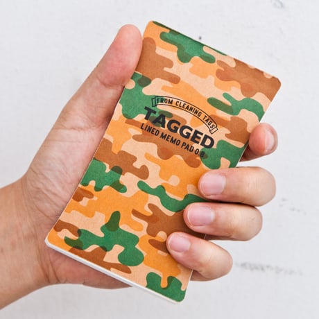 TAGGED MEMO PAD 迷彩01（L）