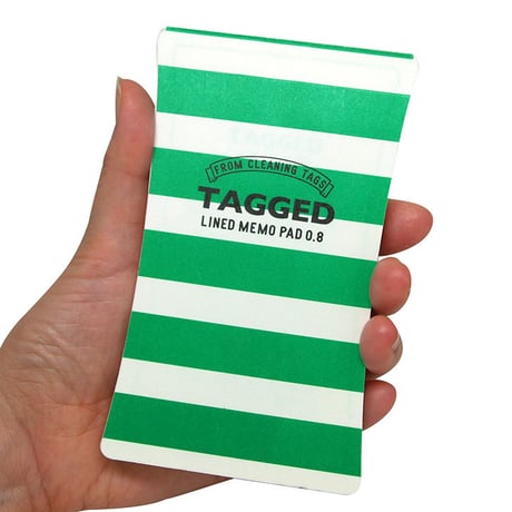 TAGGED MEMO PAD ボーダー04（L）